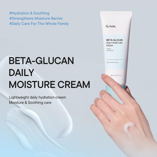 ست کرم مرطوب کننده و ترمیم کننده قوی بتاگلوکان آیونیک iUNIK Beta Glucan 3X Barrier Cream