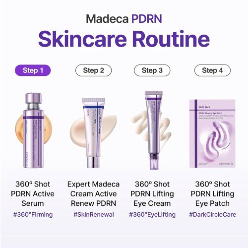 سرم 360 شات PDRN سنتلین 24 ضد چروک قوی و جوانساز پوست Centellian24 360º Shot PDRN Active Serum