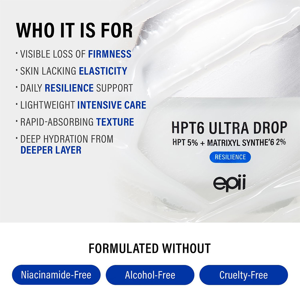 سرم تخصصی ضد چروک و جوانساز HPT6 اولترا دراپ 5 درصد اپی epii HPT6 Ultra Drop 5%