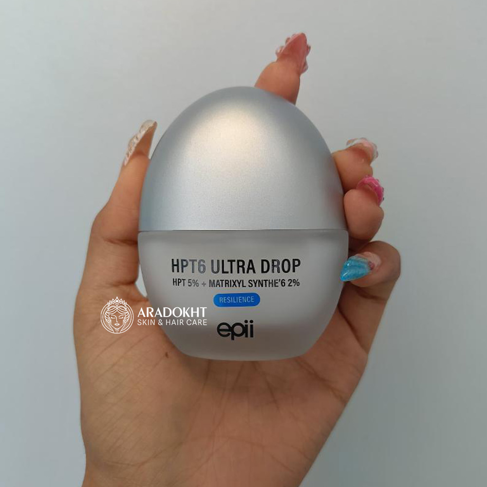 سرم تخصصی ضد چروک و جوانساز HPT6 اولترا دراپ 5 درصد اپی epii HPT6 Ultra Drop 5%