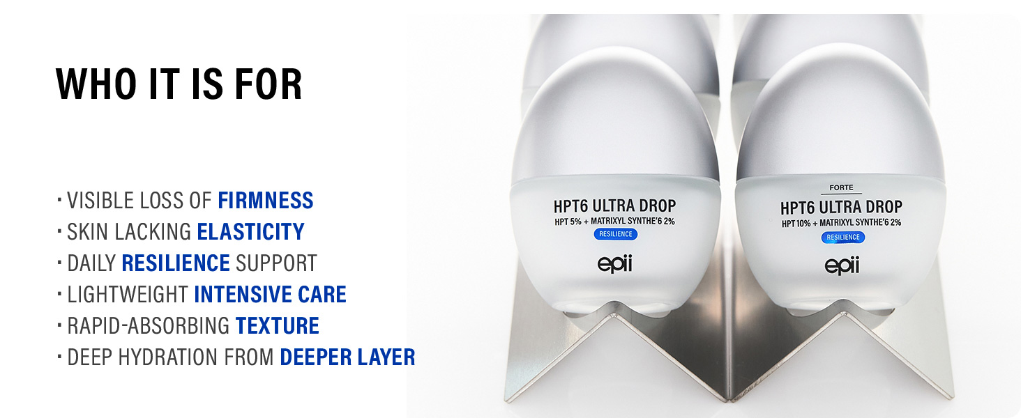 سرم تخصصی ضد چروک و جوانساز HPT6 اولترا دراپ 5 درصد اپی epii HPT6 Ultra Drop 5%