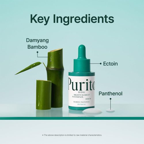 سرم ترمیم کننده و تسکین دهنده بامبو و پنتنول پیوریتو Purito SEOUL Mighty Bamboo Panthenol Serum