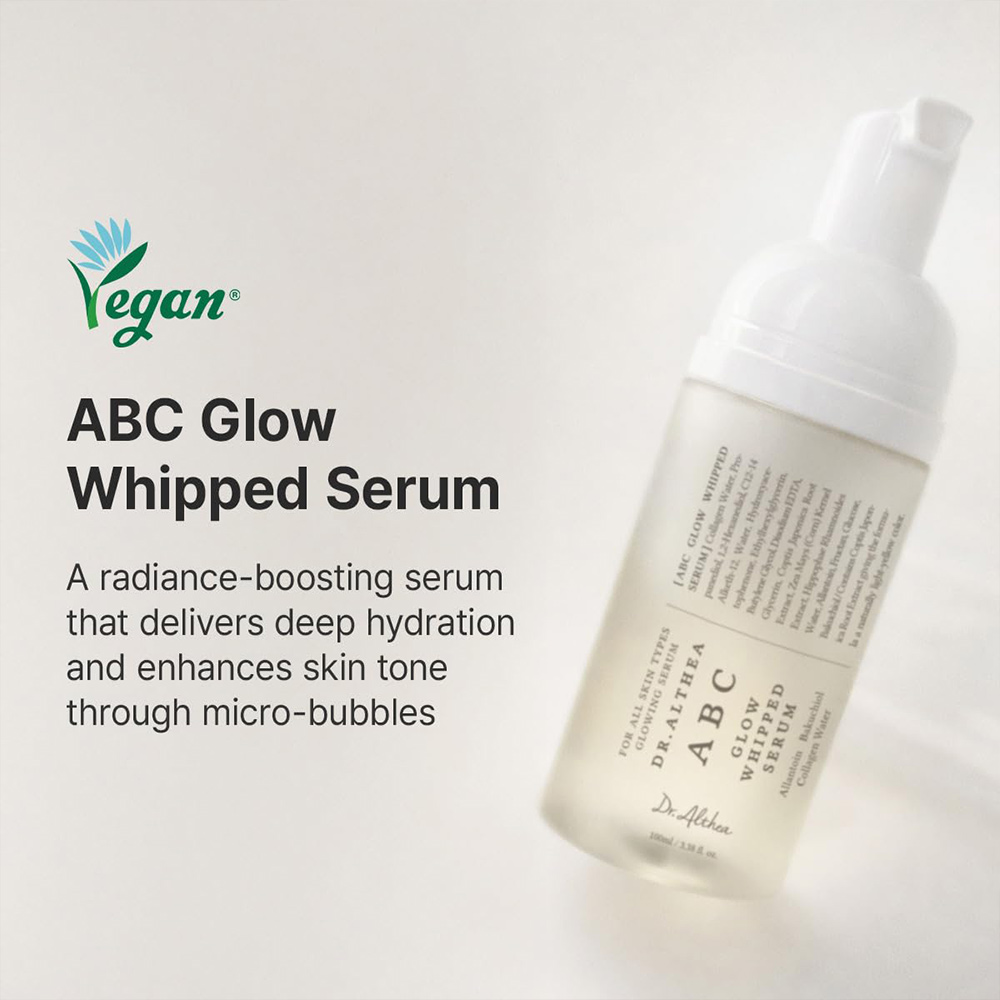 سرم حبابی ABC دکتر التیا آبرسان، درخشان کننده و ضد چروک پوست Dr. Althea ABC Glow Whipped Serum