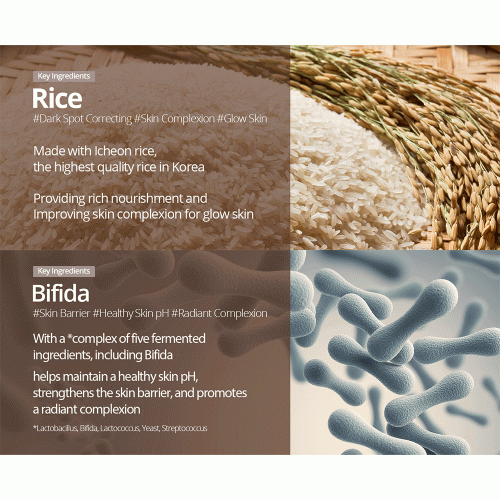 سرم دور چشم رولی برنج و بیفیدا فارم‌ استی آبرسانی عمیق، روشن کننده و تقویت سد پوست FarmStay Rice & Bifida Premium Rolling Eye Serum