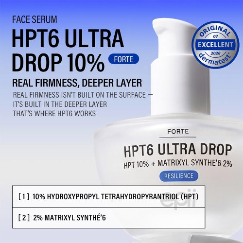 سرم ضد چروک قوی و سفت کننده HPT6 اولترا دارپ 10 درصد اپی epii HPT6 Ultra Drop 10%