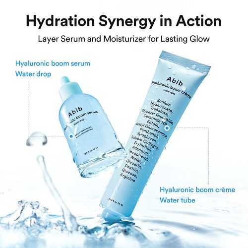 سرم هیالورونیک اسید ابیب آبرسان قوی و تقویت سد دفاعی پوست Abib Hyaluronic Boom Serum Water Drop