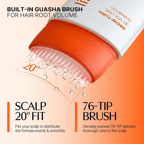 شامپو ضد ریزش و حجم دهنده موی لیلیوئه lilyeve Grow Turn Exosome 3D Volume Brush Shampoo