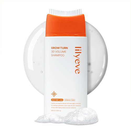شامپو ضد ریزش و حجم دهنده موی لیلیوئه lilyeve Grow Turn Exosome 3D Volume Brush Shampoo