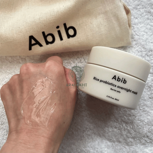ماسک شب ژلی برنج و پروبیوتیک ابیب روشن کننده و تقویت کننده بریر پوست ABIB Rice Probiotics Overnight Mask Barrier Jelly