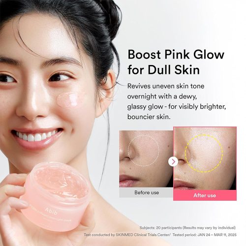 ماسک شب ژلی کلاژن و PDRN ابیب ضد چروک، آبرسان و درخشان کننده پوست Abib PDRN Collagen Overnight Face Mask Firming Jelly