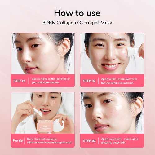 ماسک شب ژلی کلاژن و PDRN ابیب ضد چروک، آبرسان و درخشان کننده پوست Abib PDRN Collagen Overnight Face Mask Firming Jelly