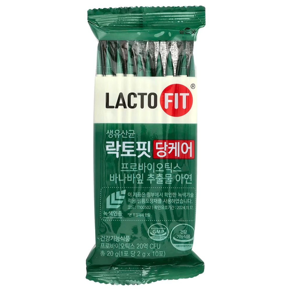 مکمل سبز لاکتوفیت کنترل قند خون و بهبود سلامت روده LACTO-FIT Blood Sugar Care