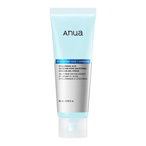 ژل کرم کاتچین و هیالورونیک اسید آنوا خنک کننده، تسکین دهنده، آبرسان و کنترل منافذ ANUA Catechin Hyaluronic Acid Catechin Pore Smoothing Cooling Gel Cream