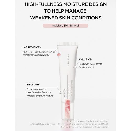 کرم ترمیم کننده PDRN 1.5% سنتلا اسکین 1004 تسکین دهنده و تقویت سد دفاعی پوست SKIN1004 Madagascar Centella PDRN 1.5 Cream