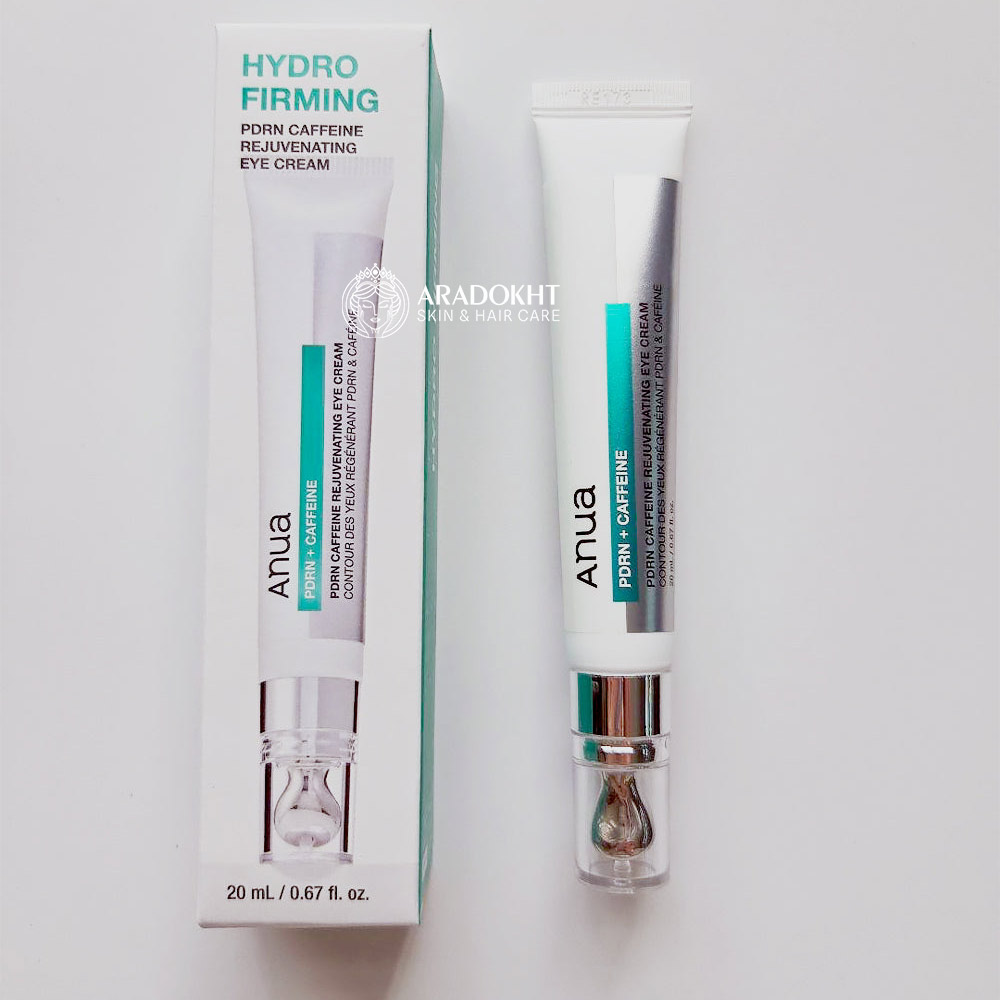 کرم دور چشم PDRN و کافئین آنوا ضد پف و تیرگی، ضد چروک و جوانساز Anua PDRN Caffeine Rejuvenating Eye Cream