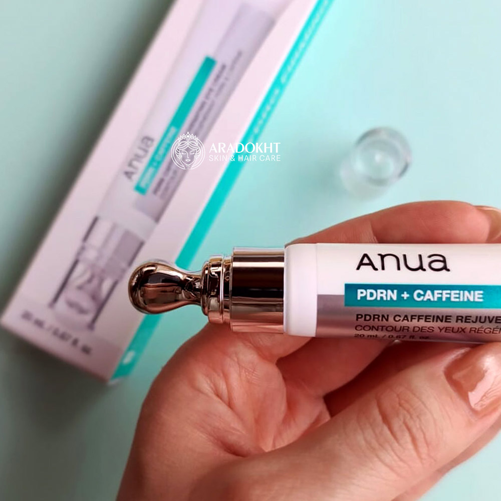 کرم دور چشم PDRN و کافئین آنوا ضد پف و تیرگی، ضد چروک و جوانساز Anua PDRN Caffeine Rejuvenating Eye Cream