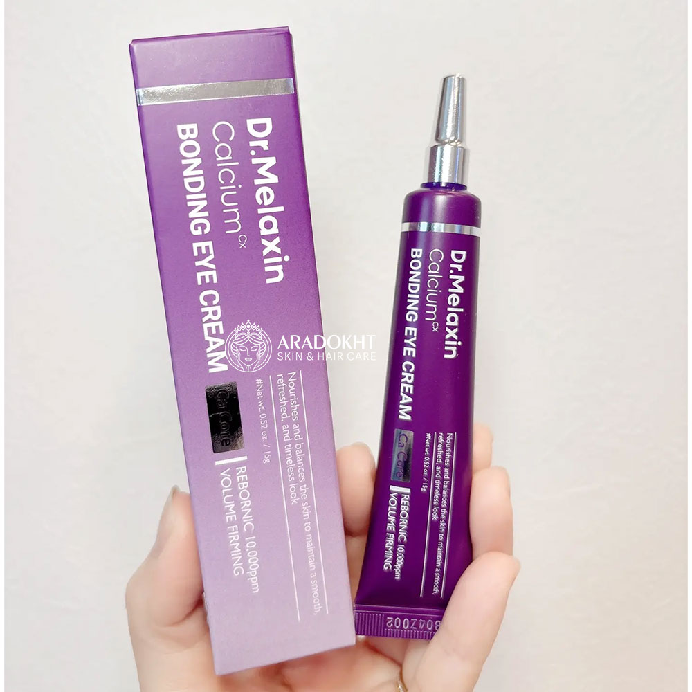 کرم دور چشم ضد چروک و سفت کننده کلسیم دکتر ملاکسین Dr.Melaxin Calcium Bonding Eye Cream