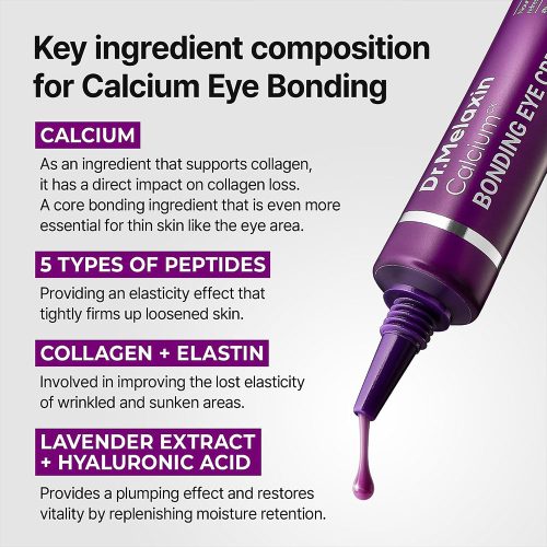 کرم دور چشم ضد چروک و سفت کننده کلسیم دکتر ملاکسین Dr.Melaxin Calcium Bonding Eye Cream