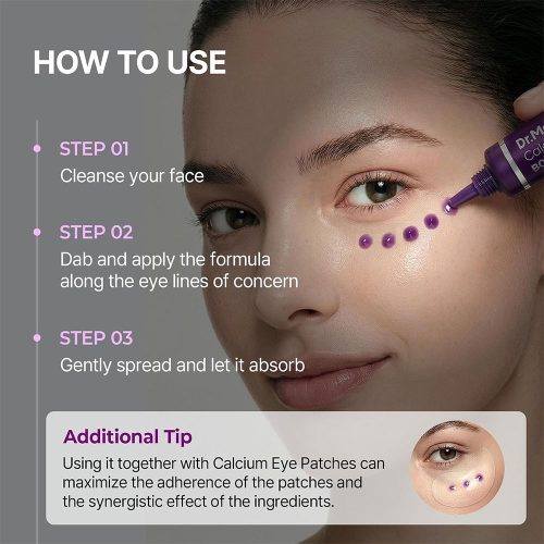کرم دور چشم ضد چروک و سفت کننده کلسیم دکتر ملاکسین Dr.Melaxin Calcium Bonding Eye Cream