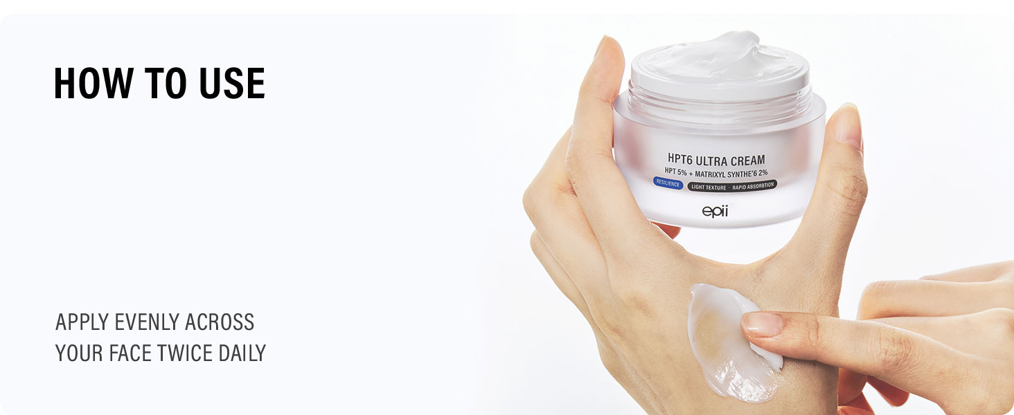 کرم روز ضد چروک و جوانساز HPT6 اپی epii HPT6 Ultra Cream 5%