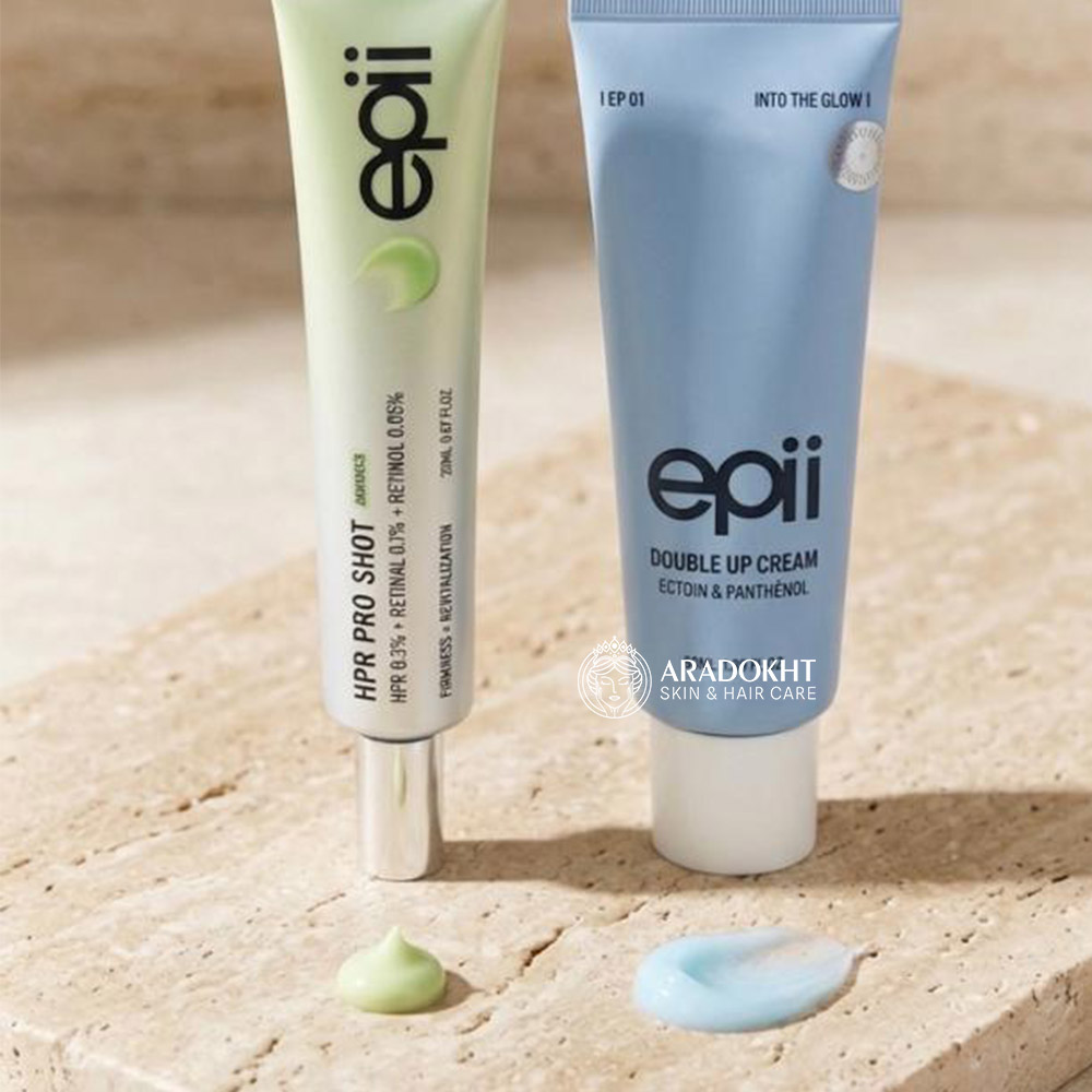 کرم مرطوب کننده دوگانه اکتوئین و پنتنول اپی ترمیم کننده تسکین دهنده قوی پوست epii Double Up Cream Ectoin & Panthenol