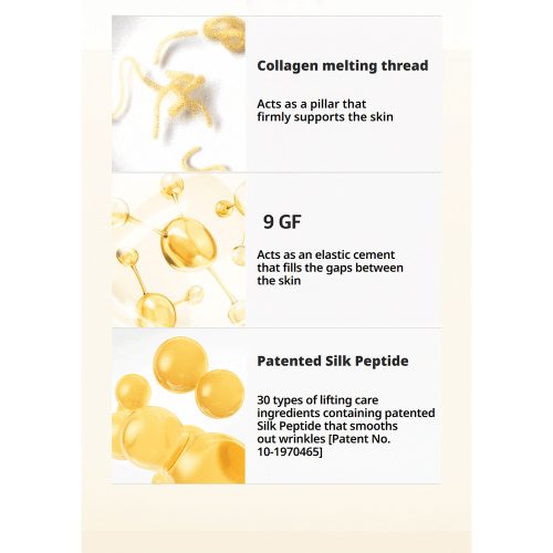 آمپول ضد چروک و حجم دهنده پپتاید ابریشم و EGF سانگ بون ادیتور SUNGBOON EDITOR Silk Peptide EGF Heart Fit Volume Lifting Ampoule