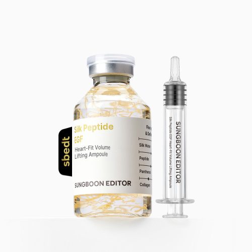 آمپول ضد چروک و حجم دهنده پپتاید ابریشم و EGF سانگ بون ادیتور SUNGBOON EDITOR Silk Peptide EGF Heart Fit Volume Lifting Ampoule
