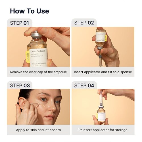 آمپول ویتامینه PDRN سانگ بون ادیتور روشن کننده و جوانساز پوست SUNGBOON EDITOR PDRN Pink Vitamin Glow Boosting Ampoule