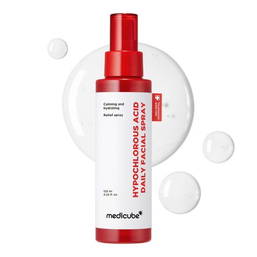 اسپری آبرسان، ضد جوش و تسکین دهنده هیپوکلروس اسید مدی کیوب medicube Hypochlorous Acid Daily Facial Spray