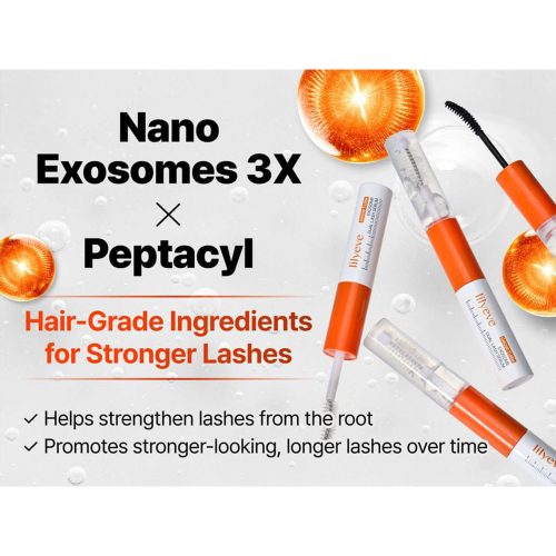 سرم تقویت مژه حجم دهنده و بلند کننده لیلیوئه lilyeve Grow Turn Exosome Dual Lash Serum