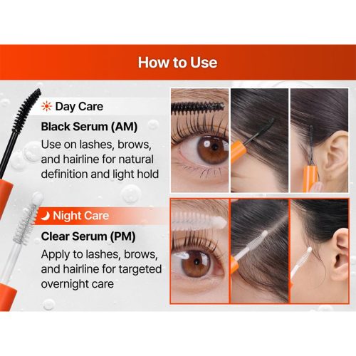 سرم تقویت مژه حجم دهنده و بلند کننده لیلیوئه lilyeve Grow Turn Exosome Dual Lash Serum