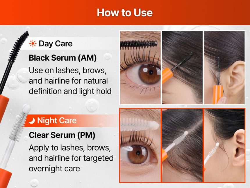 سرم تقویت مژه حجم دهنده و بلند کننده لیلیوئه lilyeve Grow Turn Exosome Dual Lash Serum