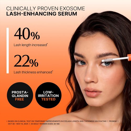 سرم تقویت مژه حجم دهنده و بلند کننده لیلیوئه lilyeve Grow Turn Exosome Dual Lash Serum