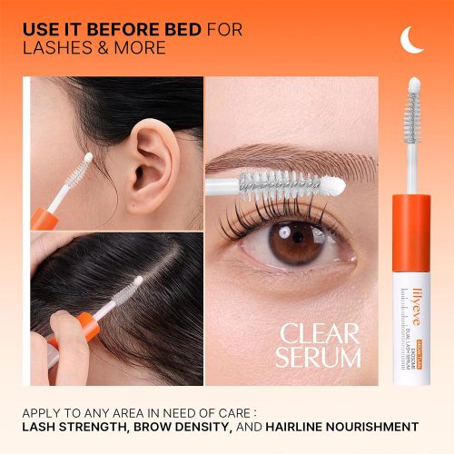 سرم تقویت مژه حجم دهنده و بلند کننده لیلیوئه lilyeve Grow Turn Exosome Dual Lash Serum