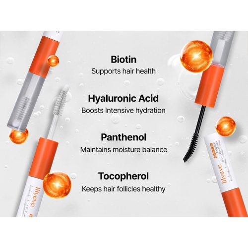 سرم تقویت مژه حجم دهنده و بلند کننده لیلیوئه lilyeve Grow Turn Exosome Dual Lash Serum