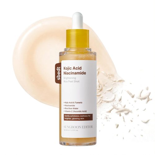 سرم روشن کننده پیل شات کوجیک اسید و نیاسینامید سانگ بون SUNGBOON EDITOR Kojic Acid Niacinamide Brightening Rice Peel Shot