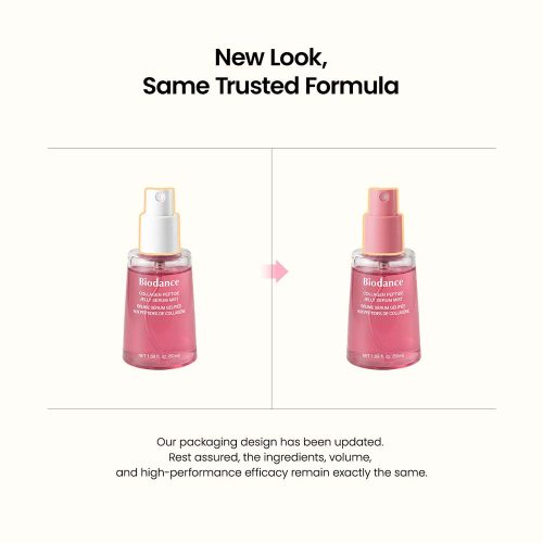 سرم میست ژلی کلاژن پپتاید بایودنس آبرسان قوی و درخشان کننده پوست Biodance Collagen Peptide Jelly Serum Mist