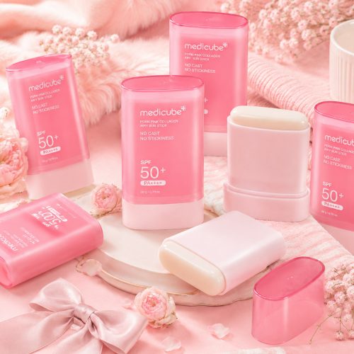 ضد آفتاب استیکی کلاژن PDRN مدی کیوب medicube PDRN Pink Collagen Airy Sun Stick