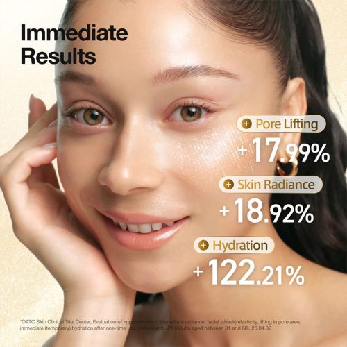 ماسک شب لیفت کننده و درخشان کننده طلای 24 و کلاژن آنوا Anua Golden Firming Collagen Wrapping Mask Kpop Demon Hunters Collaboration