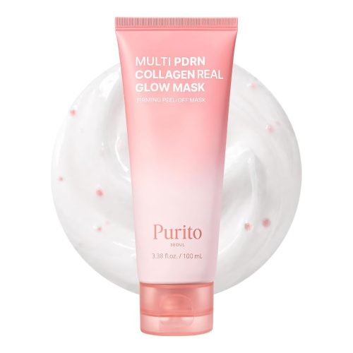 ماسک پیل اف مولتی PDRN و کلاژن پیوریتو آبرسان، درخشان کننده و روشن کننده پوست Purito SEOUL Multi PDRN Collagen Real Glow Mask