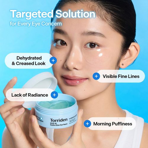 پچ زیر چشم آبرسان و روشن کننده توریدن Torriden DIVE IN Hydra-Glow Eye Patch 60 patches