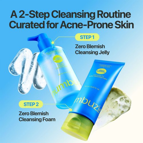 ژل میسلار بدون چربی زیرو بلمیش نامبوزین ضد جوش و پاک کننده عمقی پوست numbuzin Zero Blemish Oil-Free Micellar Cleansing Jelly
