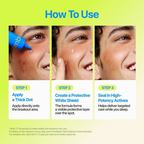 کرم ضد جوش فوری و اصلاح لک زیرو بلمیش نامبوزین numbuzin Zero Blemish 3X Spot Correcting Cream