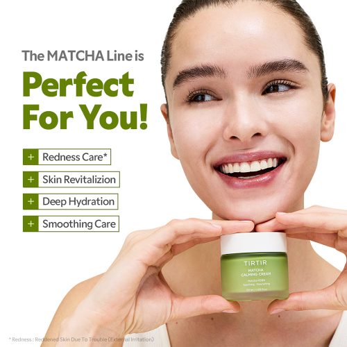 کرم مرطوب کننده و تسکین دهنده ماچا تیر تیر TIRTIR Matcha Calming Cream