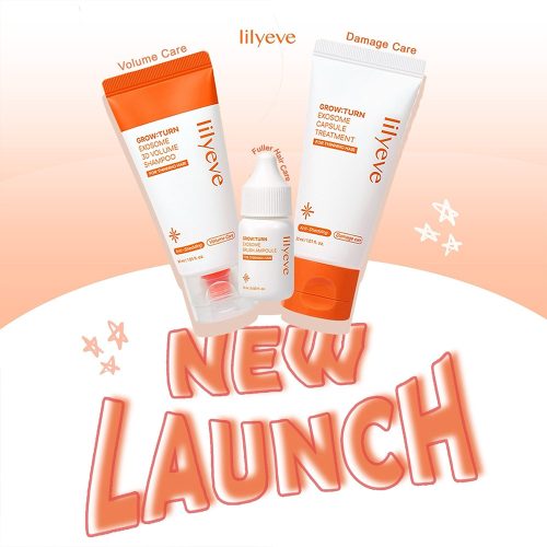 کیت مینی محصولات احیا و رشد موی اگزوزوم لیلیوئه Lilyeve GROW TURN Exosome Starter Kit for Hair Care