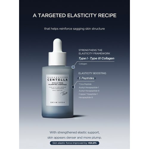 آمپول آبرسان و حجم دهنده هیالو تیکا اسکین 1004 SKIN1004 Madagascar Centella Hyalu-Teca Plumping Ampoule