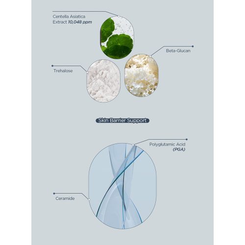 آمپول آبرسان و حجم دهنده هیالو تیکا اسکین 1004 SKIN1004 Madagascar Centella Hyalu-Teca Plumping Ampoule