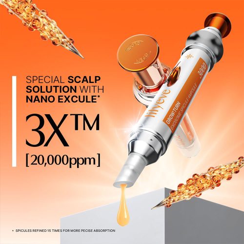 آمپول ضد ریزش و تقویت کننده پوست سر اگزوزوم و اسپیکیول 3000 لیلیوئه lilyeve GROWTURN Exosome Spicule Ampoule 3000