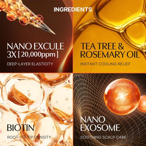 آمپول ضد ریزش و تقویت کننده پوست سر اگزوزوم و اسپیکیول 3000 لیلیوئه lilyeve GROWTURN Exosome Spicule Ampoule 3000