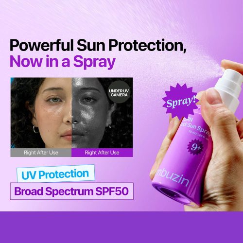اسپری ضد آفتاب ضد چروک و جوانساز +NAD و PDRN شماره 9 نامبوزین numbuzin No.9 NAD+ PDRN Glow Lock Sun Spray